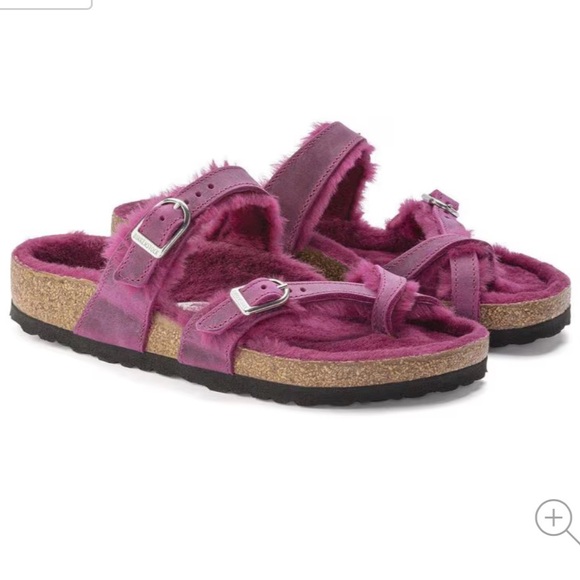 Birkenstock Mayari Genuine Shearling Sandals - Picture 6 of 15